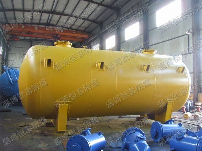 鋼襯膠儲罐、交換器